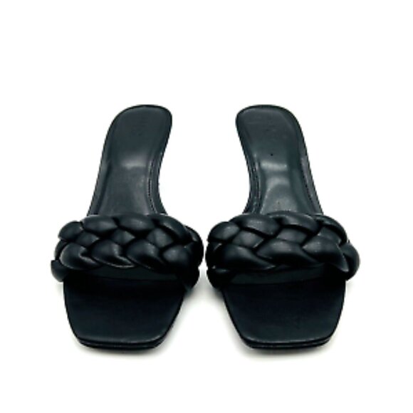 Parker Woven Kitten Heel Slide - Picture 2 of 2